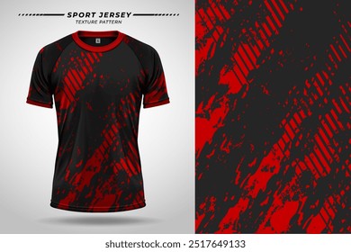 Kit de textura de camisa de esporte apresentando design de tecido respirável para o desgaste atlético e uniformes da equipe