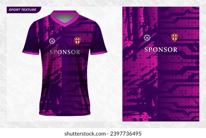 sport jersey texture pattern grunge style sublimation with mockup vector illustration