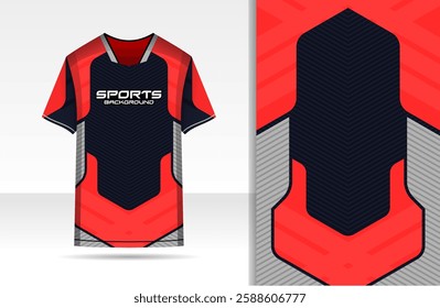 Sport jersey tshirt template, jersey design for football soccer, racing, running, e sports, gaming