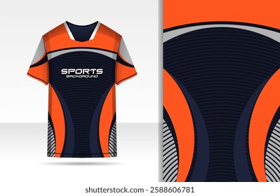 Sport jersey tshirt template, jersey design for football soccer, racing, running, e sports, gaming