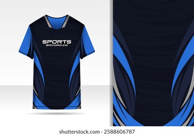 Sport jersey tshirt template, jersey design for football soccer, racing, running, e sports, gaming