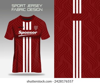 Sport Jersey Uniform Fabric Textile Design for soccer football club