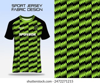 Sport jersey uniform. Fabric textile pattern Design for soccer football, badminton, volleyball, tennis, cycling, and e-sport club. Sublimation fabric printing design