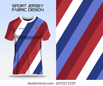 Sport jersey uniform. Fabric textile pattern Design for soccer football, badminton, volleyball, tennis, cycling, and e-sport club. Sublimation fabric printing design