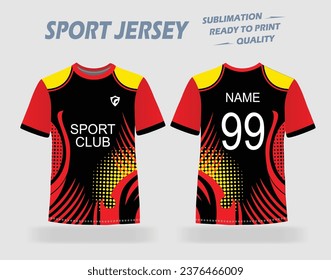 Sport Jersey Vector Design. EPS 10. 