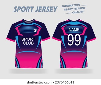 Sport Jersey Vector Design. EPS 10. 