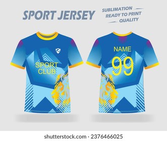 Sport Jersey Vector Design. EPS 10. 