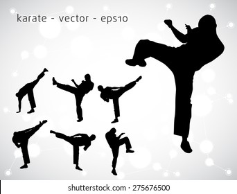 Sport. Karate illustartion