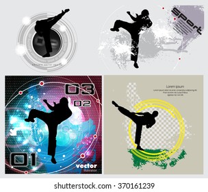 Sport. Karate illustration