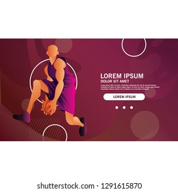 SPORT LANDING PAGE BASKETBALL PLAYER