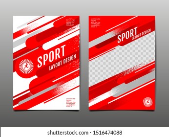 sport Layout , template Design, Abstract Background, Dynamic Poster, Brush Speed Banner, grunge ,Vector Illustration.