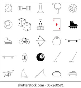sport leisure icon on white background