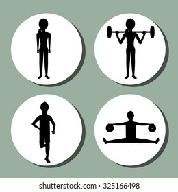 sport lifestyle design, vector illustration eps10 graphic 