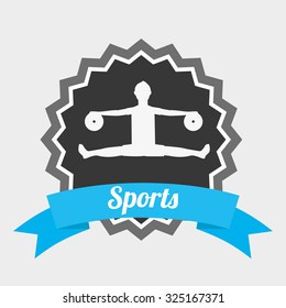 sport lifestyle design, vector illustration eps10 graphic 