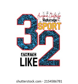 sport like Premium Vector illustration of a text graphic. suitable screen printing and DTF for the design boy outfit of t-shirts print, shirts, hoodies baba suit, kids cottons, etc.