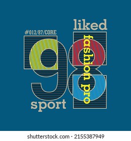 sport liked Premium Vector illustration of a text graphic. suitable screen printing and DTF for the design boy outfit of t-shirts print, shirts, hoodies baba suit, kids cottons, etc.