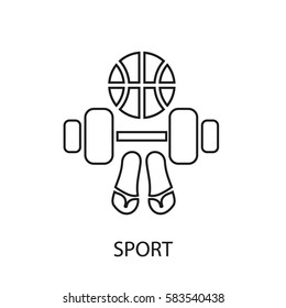 sport line icon
