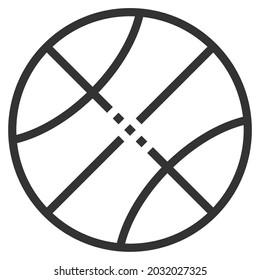 VECTOR DE ICONOS DE LÍNEA DEPORTIVA .
