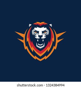 Sport Lion Design illustration vector template. Suitable for Creative Industry, Multimedia, entertainment, Educations, Shop, and any related business