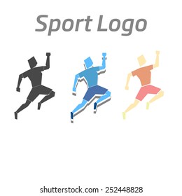 Sport logo athletic vector illustration