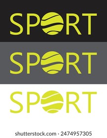 Sport Logo Design, Sport Ball Logo Vector