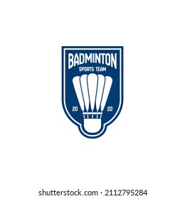 Sport Logo Design Concept for Badminton Sport