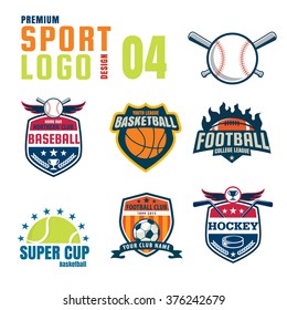 Sport logo design set