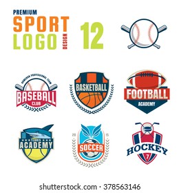 Sport logo design set