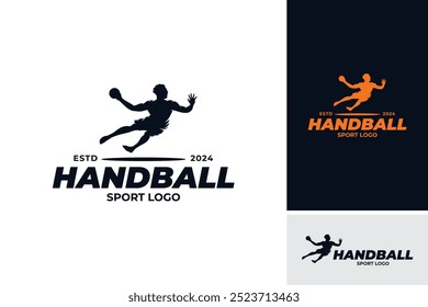 Sport logo - Handball player logo design template