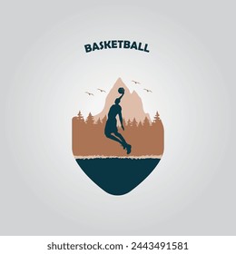 Sport logo illustration design vector graphic of template, sign and symbol