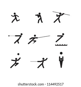 sport logo silhouettes