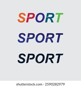 Sport logo and Sports icon design symbol people illustration vector letter and stamp
