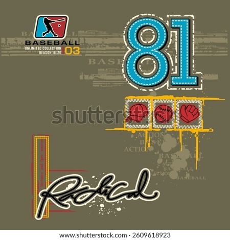 Sport logo typography slogan. Vector illustrations for printed t-shirts, screen printing