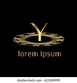 Sport logo vector design letter Y