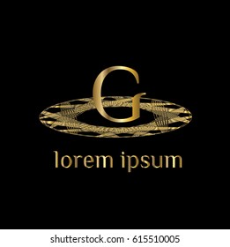 Sport logo vector design letter G