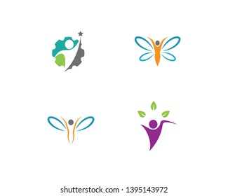 Sport logo vector icon illustration design