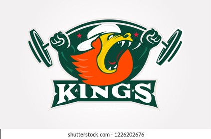 Sport logotype for team or game club. Сharacter of the lion.