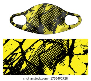 sport masker abstrack background illustration
