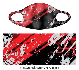 sport masker abstrack background illustration