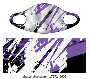 sport masker abstrack background illustration