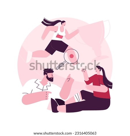 Sport medicine abstract concept vector illustration. Orthopaedic medical services, physician specialist, sport injury rehabilitation, pain management, medicine for athletes abstract metaphor.