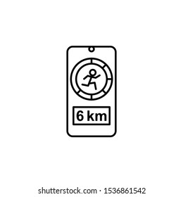 Sport mobile icon. Element of mobile technology icon