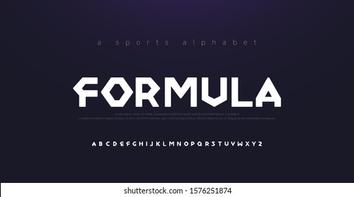 Sport Modern Alphabet Font. Typography Diamond Concept Fonts For Movie Fashion Formula Technology, Sport, Racing Logo Design. Vector Illustration