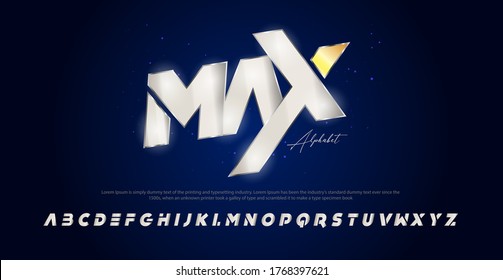 Sport Modern Alphabet Font. Typography urban style fonts for technology, digital, movie, game logo design. vector illustration
