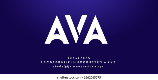 Sport Modern Alphabet Font. Typography urban style fonts for technology, digital, music, movie logo design