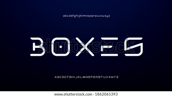 Sport Modern Alphabet
Font. Typography urban style fonts for technology, digital, music,
movie logo design
