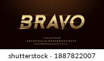 Sport Modern Alphabet Gold Font. Typography 3D urban style silver and golden fonts for technology, digital, movie logo design. vector illustration