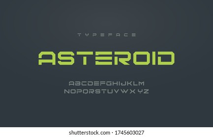 Sport Modern bold Alphabet Font.Typeface regular and italic style fonts for technology, digital, movie logo bold style. Vector illustration.