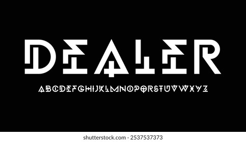 Sport Modern Future Alphabet Font. Typography urban style fonts for technology, digital, movie logo design regular and italic. vector illustration
