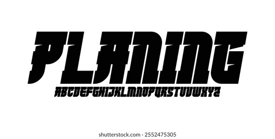 Sport Modern Future bold Alphabet Font Logo. Typography urban italic style fonts technology, sport, movie brand and logos. vector illustration
